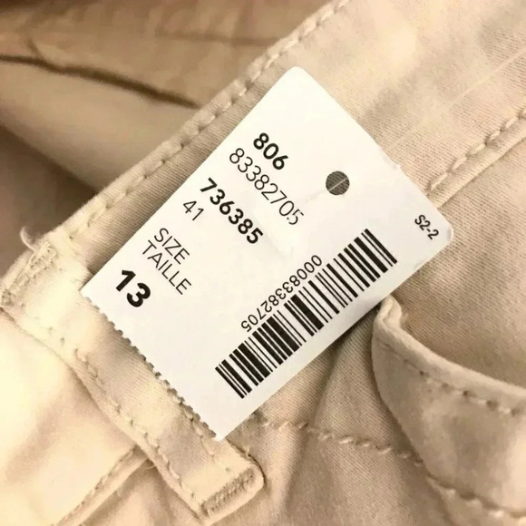 ❤️ NWT Reitmans Cream Skinny Fit Plus Trousers Size 13 - Picture 11 of 12